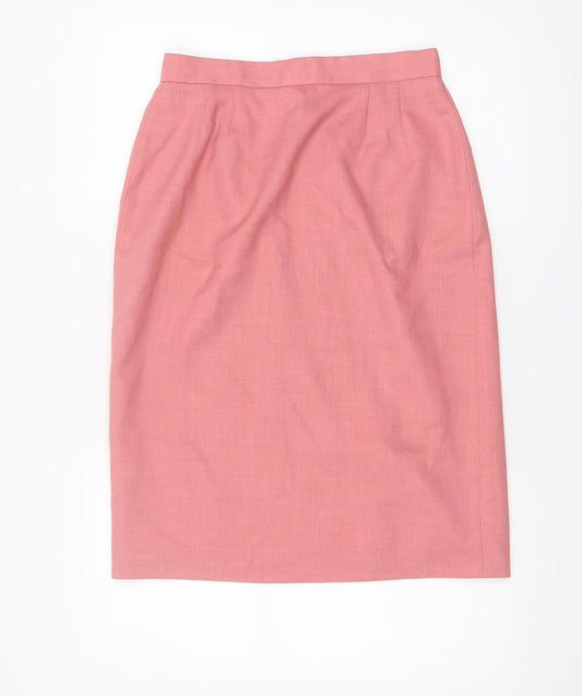 Womens UK Size 12 Viyella Straight & Pencil Twill Skirt