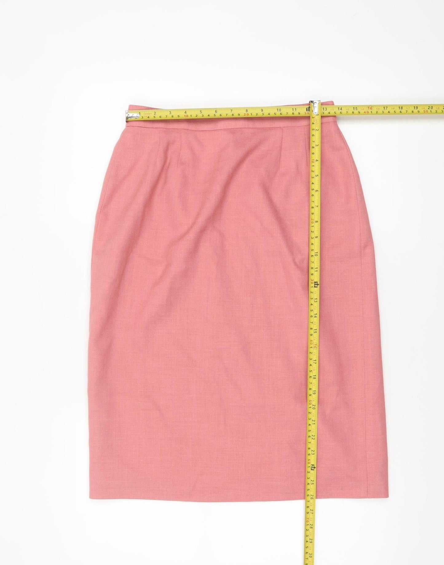 Womens UK Size 12 Viyella Straight & Pencil Twill Skirt