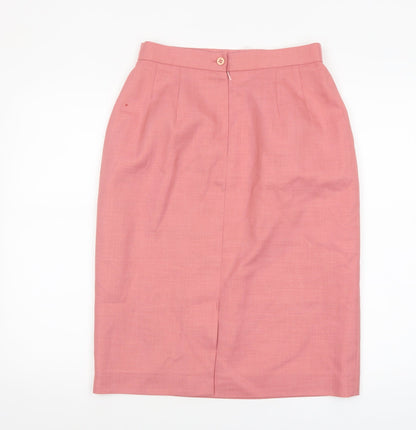 Womens UK Size 12 Viyella Straight & Pencil Twill Skirt