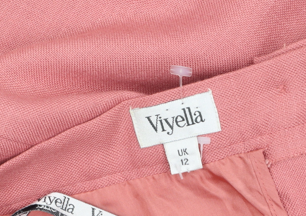 Womens UK Size 12 Viyella Straight & Pencil Twill Skirt