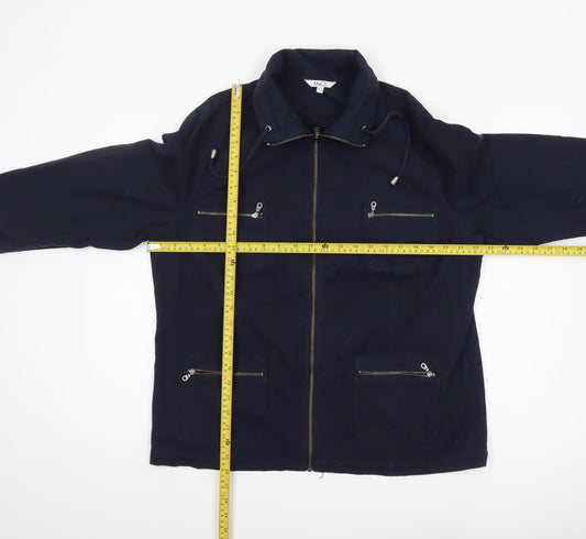 Womens UK Size 18/20 Marks and Spencer Blue Basic Jacket