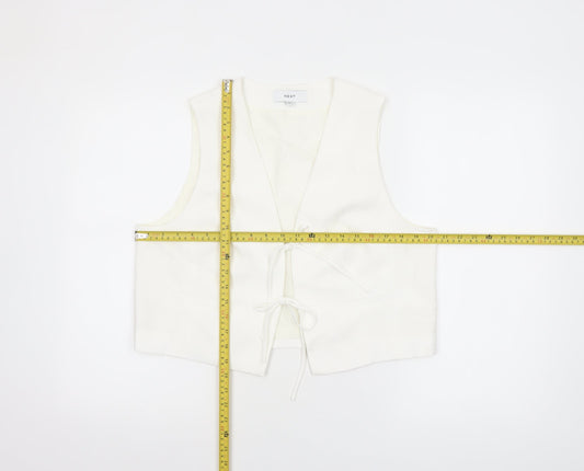 Womens UK Size 14 NEXT Regular Ivory Suit Waistcoat