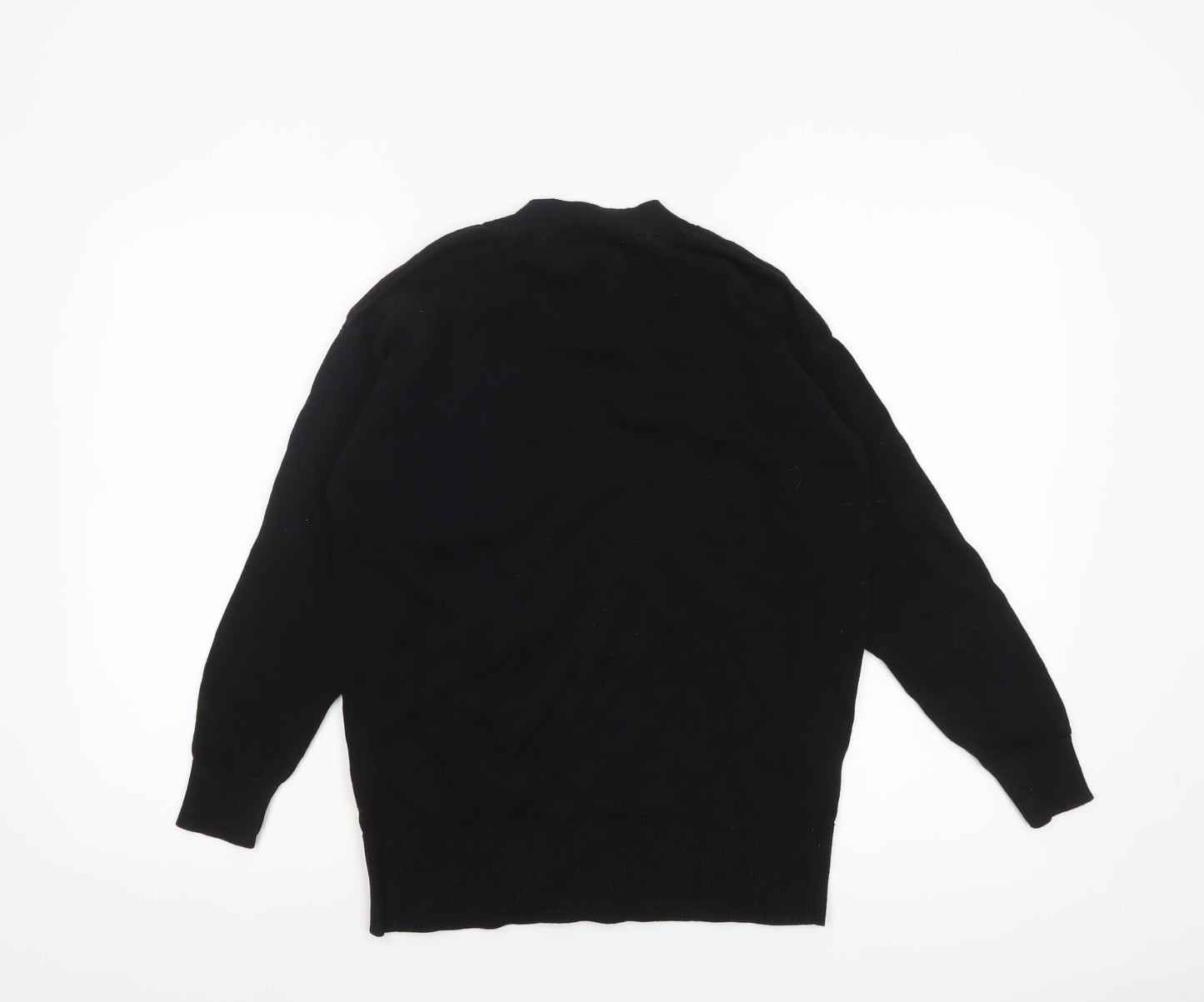Womens UK Size S bau de fiori Black Pullover Jumper