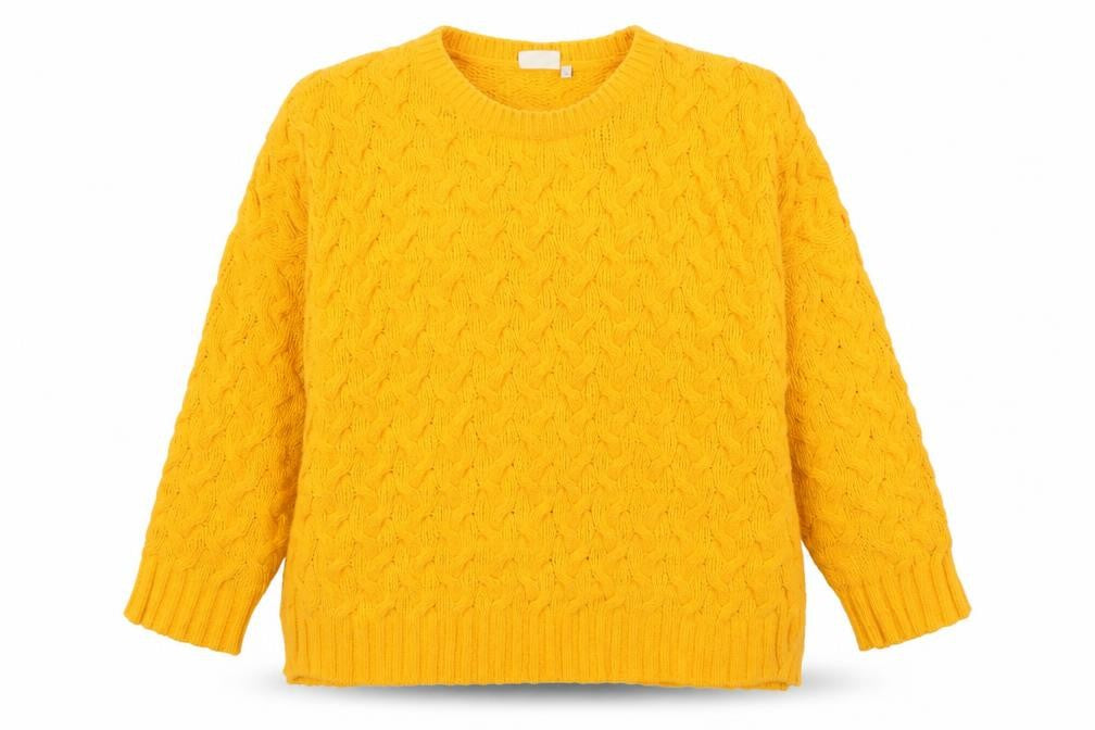 Womens UK Size XL NEXT Yellow Pullover Jumper