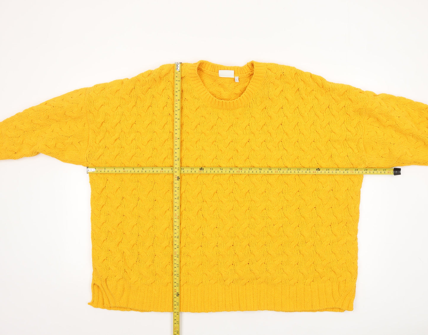 Womens UK Size XL NEXT Yellow Pullover Jumper