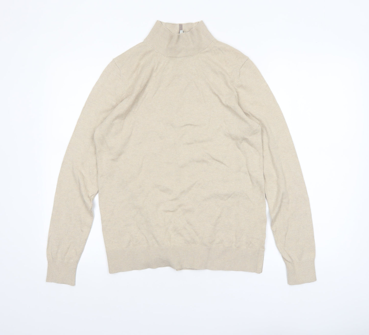 Womens UK Size 14 Joules Beige Pullover Jumper