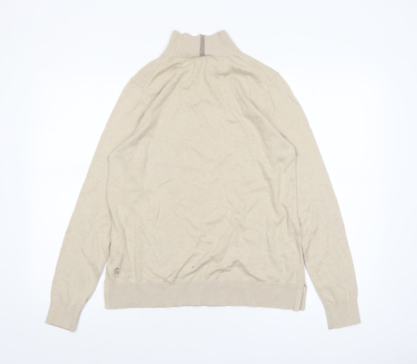 Womens UK Size 14 Joules Beige Pullover Jumper