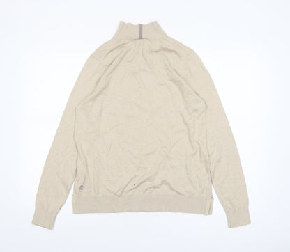 Womens UK Size 14 Joules Beige Pullover Jumper