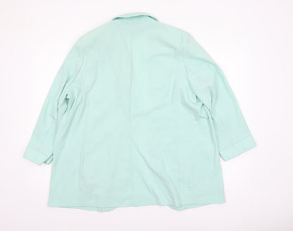 Womens UK Size 18 Marks and Spencer Regular Green Blazer