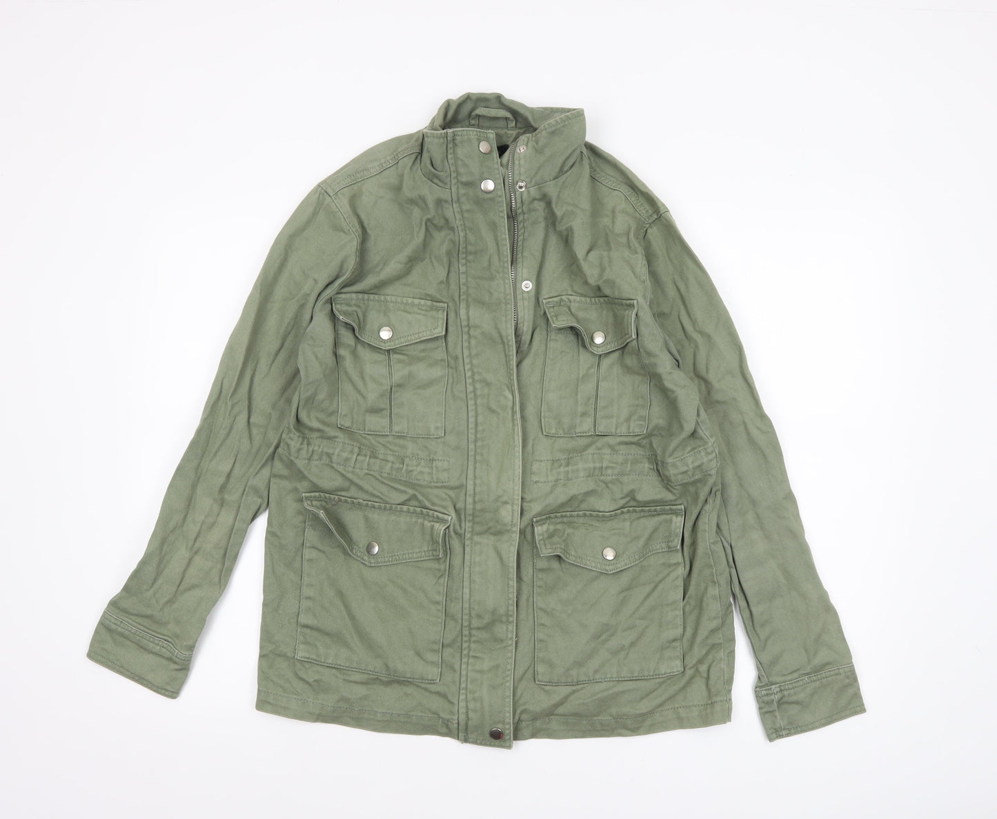 Womens UK Size 12 New Look Green Military Jacket