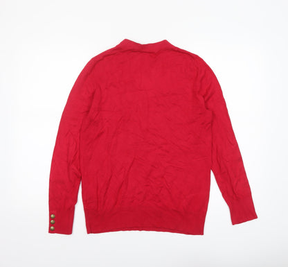 Womens UK Size 14 Wallis Red Pullover Jumper