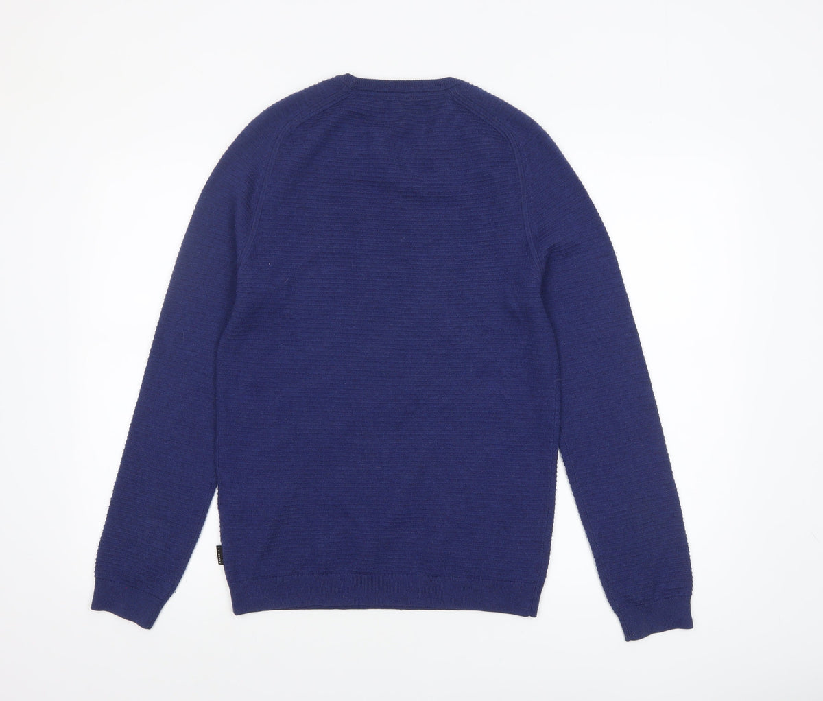 Mens UK Size S Ted Baker Blue Pullover Jumper