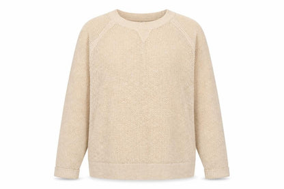 Womens UK Size 20 Papaya Beige Pullover Jumper