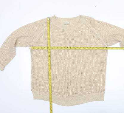 Womens UK Size 20 Papaya Beige Pullover Jumper