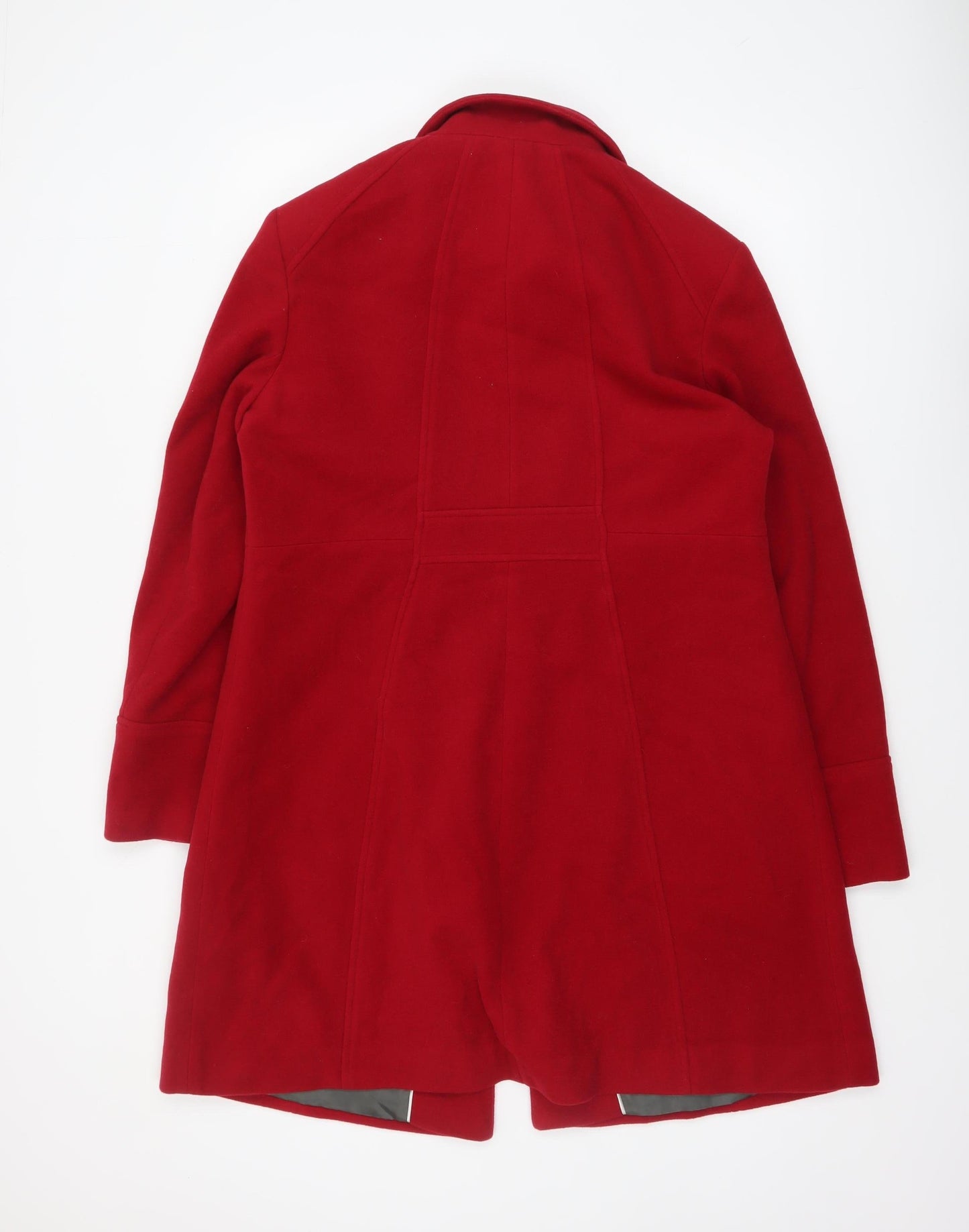 Womens UK Size 14 John Lewis Red Overcoat