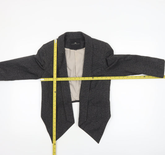 Womens UK Size 8 River Island Regular Grey Suit Jacket