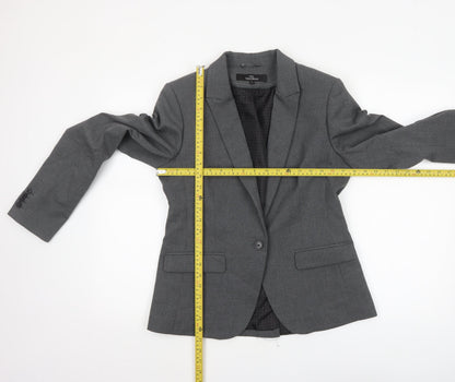 Womens UK Size 12 NEXT Regular Grey Blazer