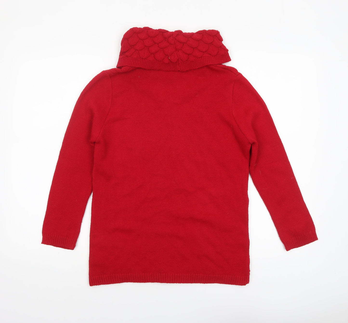 Womens UK Size S Jenny Loyd Red Pullover Jumper