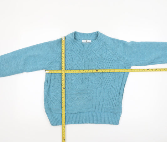 Womens UK Size S Primark Blue Pullover Jumper