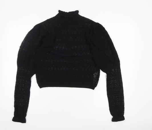 Womens UK Size 12 Zara Black Pullover Jumper
