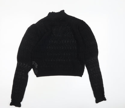Womens UK Size 12 Zara Black Pullover Jumper
