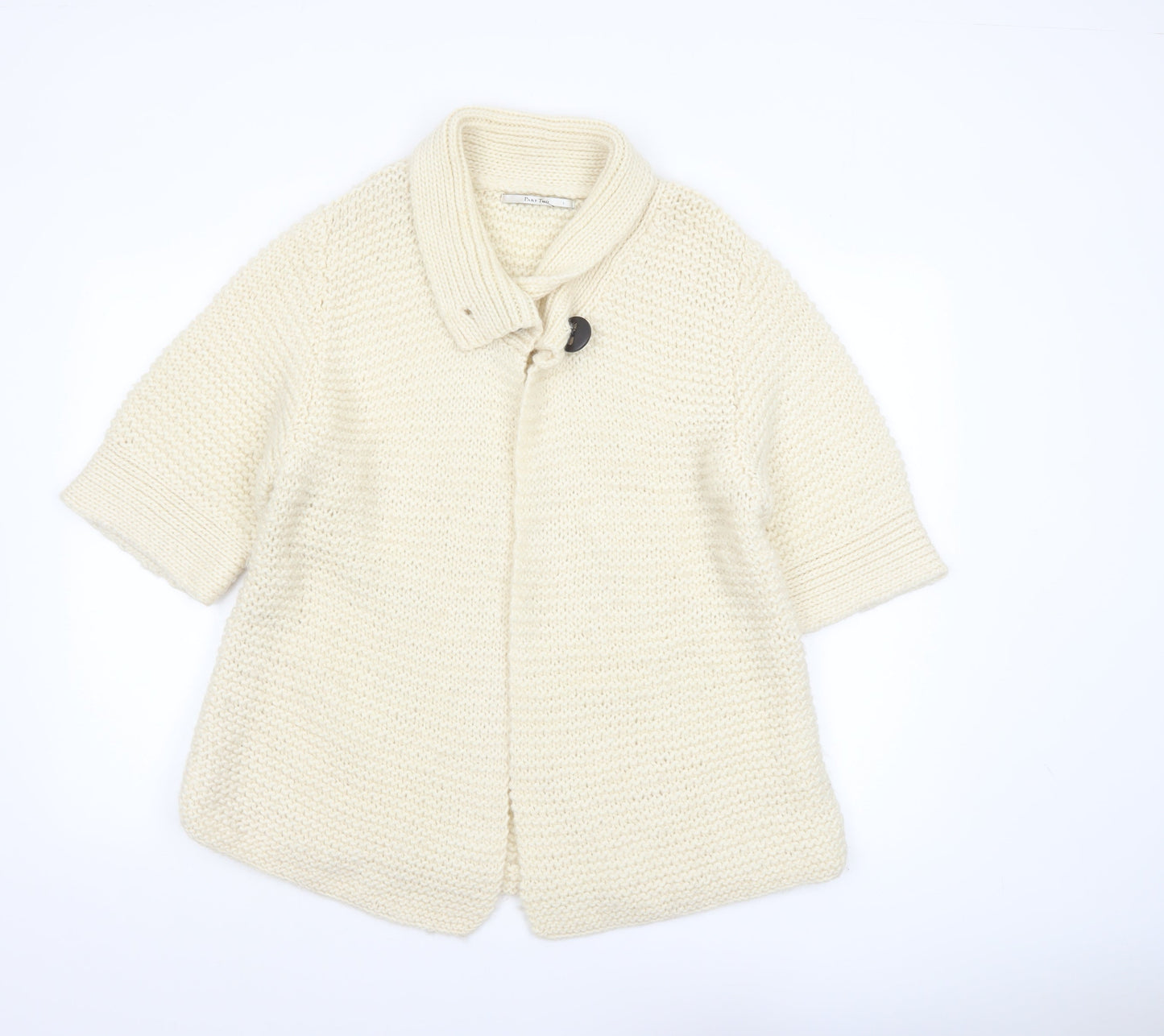 Womens UK Size L Part Two Ivory Cardigan Jumper