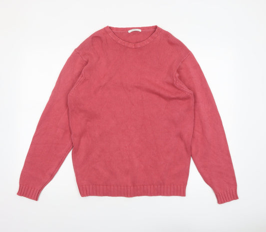 Womens UK Size S Marks and Spencer Pink Pullover Jumper
