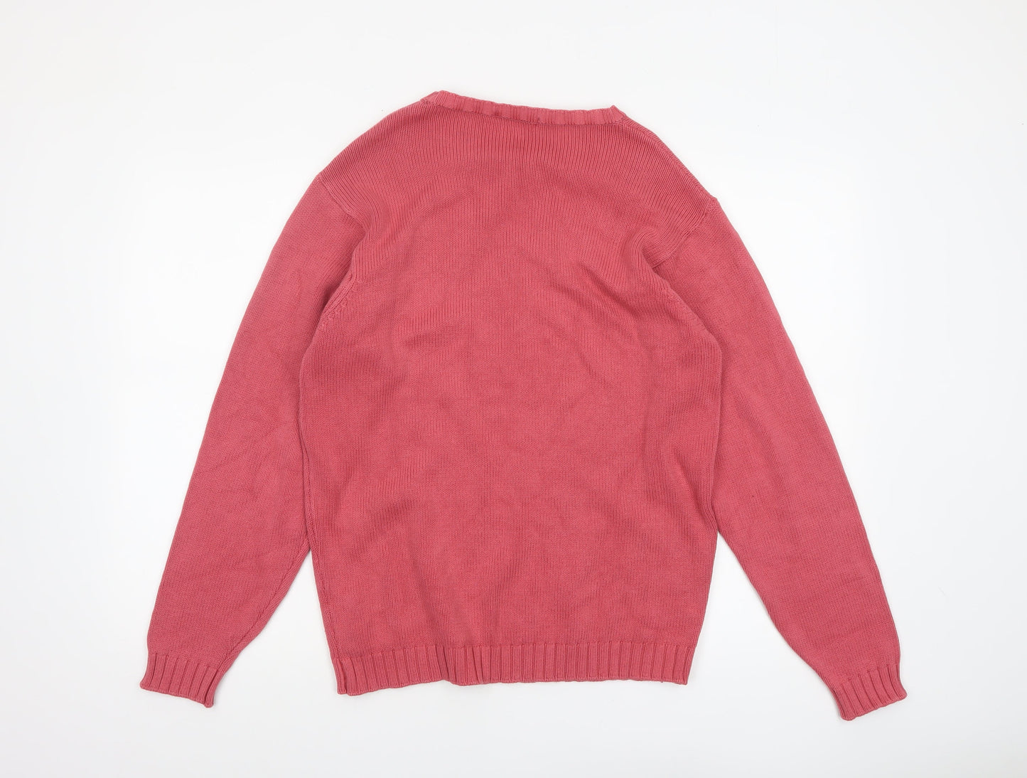Womens UK Size S Marks and Spencer Pink Pullover Jumper
