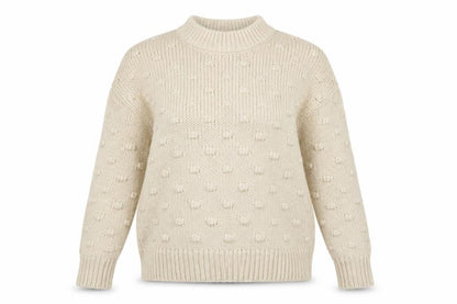 Womens UK Size 16 Papaya Beige Pullover Jumper