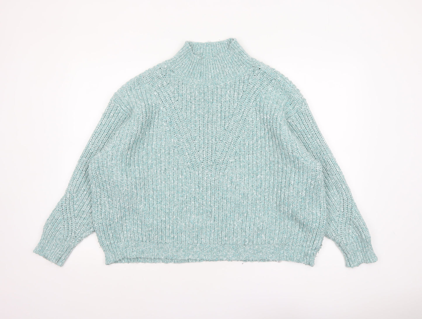 Womens UK Size XL Marks and Spencer Green Pullover Jumper