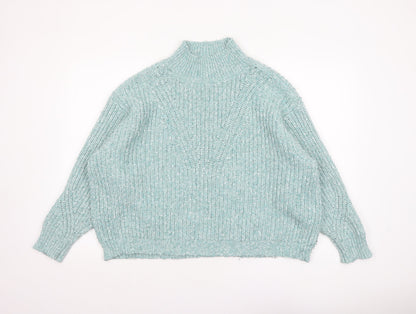 Womens UK Size XL Marks and Spencer Green Pullover Jumper