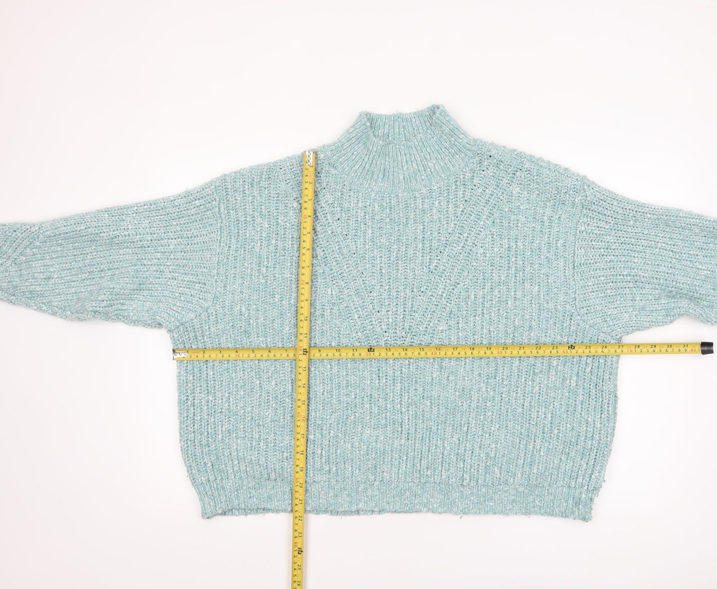 Womens UK Size XL Marks and Spencer Green Pullover Jumper