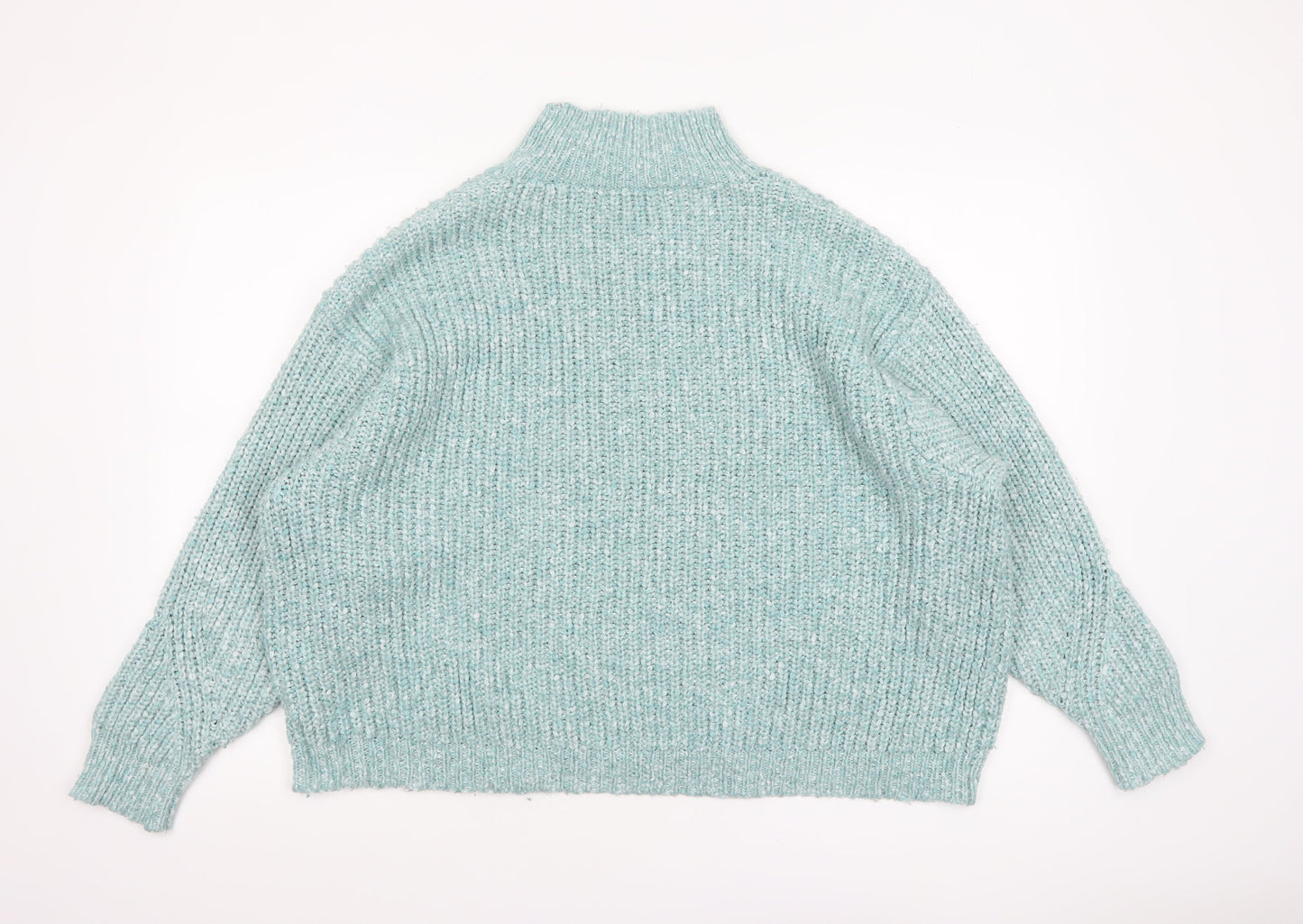 Womens UK Size XL Marks and Spencer Green Pullover Jumper