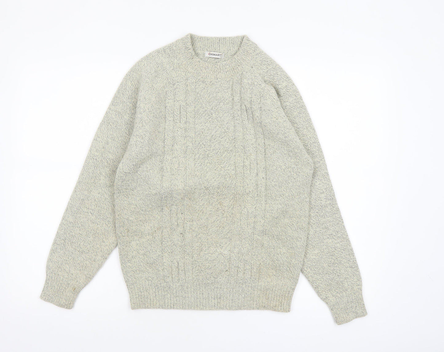 Womens UK Size XS Damart Grey Pullover Jumper