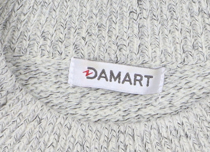 Womens UK Size XS Damart Grey Pullover Jumper