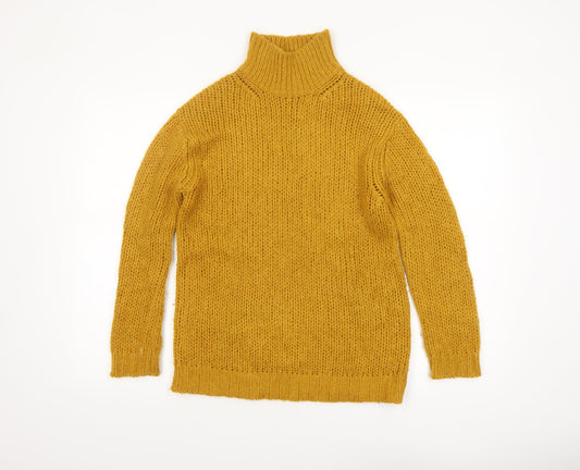 Womens UK Size 8 HEINE Yellow Pullover Jumper