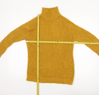 Womens UK Size 8 HEINE Yellow Pullover Jumper