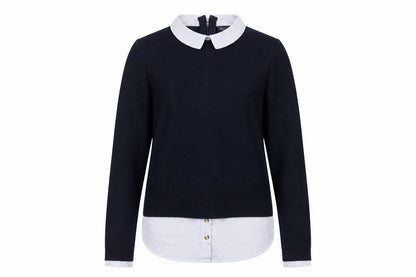 Womens UK Size 8 Topshop Blue Pullover Jumper