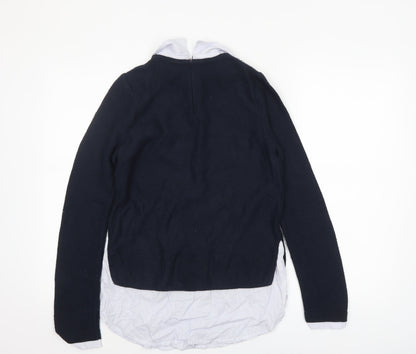 Womens UK Size 8 Topshop Blue Pullover Jumper