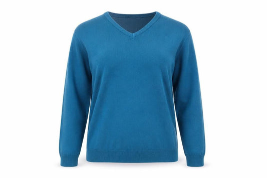 Womens UK Size L Peacocks Blue Pullover Jumper