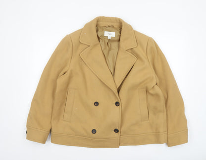 Womens UK Size 18 Marks and Spencer Beige Pea Coat