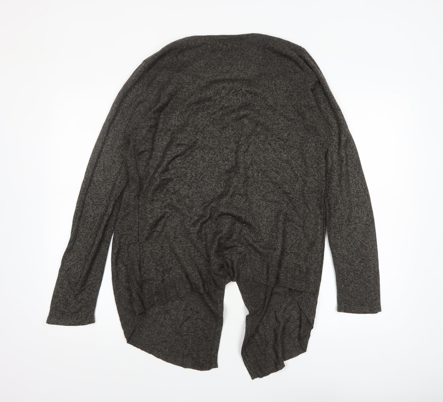 Womens UK Size M Sag Harbor Grey Cardigan Jumper