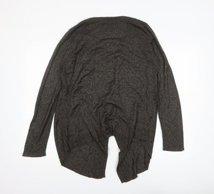Womens UK Size M Sag Harbor Grey Cardigan Jumper