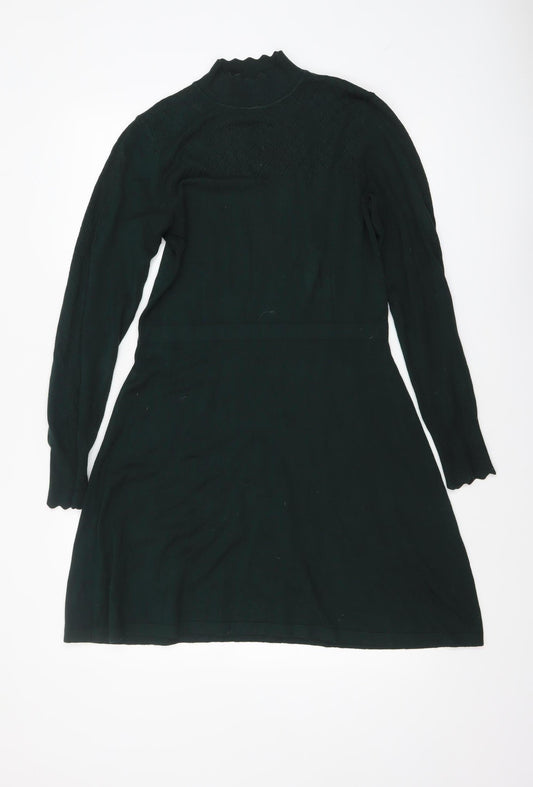 Womens UK Size 12 Warehouse Fit & Flare Dress