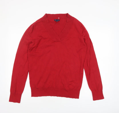 Womens UK Size L Gap Red Pullover Jumper