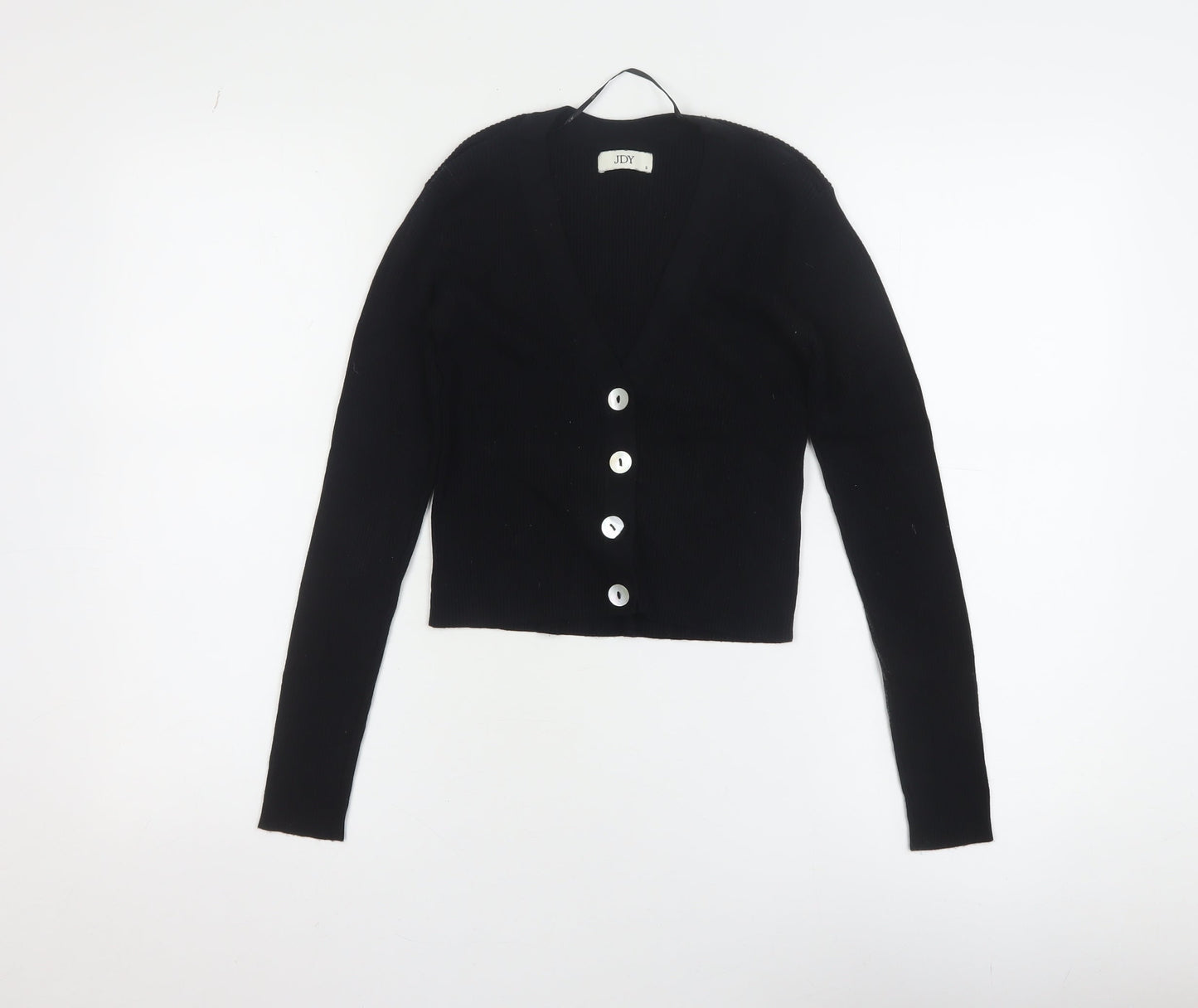 Womens UK Size S Jacqueline de Yong Black Cardigan Jumper