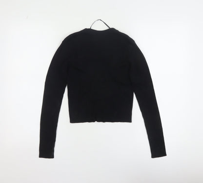 Womens UK Size S Jacqueline de Yong Black Cardigan Jumper