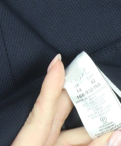 Womens UK Size 14 NEXT Regular Black Blazer