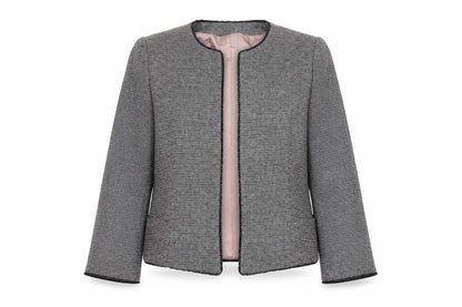 Womens UK Size 14 Zara Basic Regular Grey Blazer