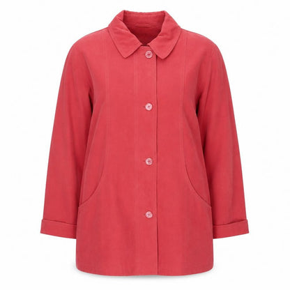 Womens UK Size 14 C.F.E. Classic Club Red Basic Jacket